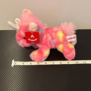 Aurora Plush Pink Tie-Dye Unicorn Toy - 7” jelly roll unicorn